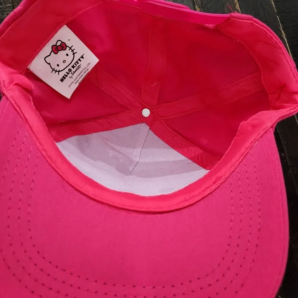 NEW Sanrio Hello Kitty 3D Bow Baseball Hat